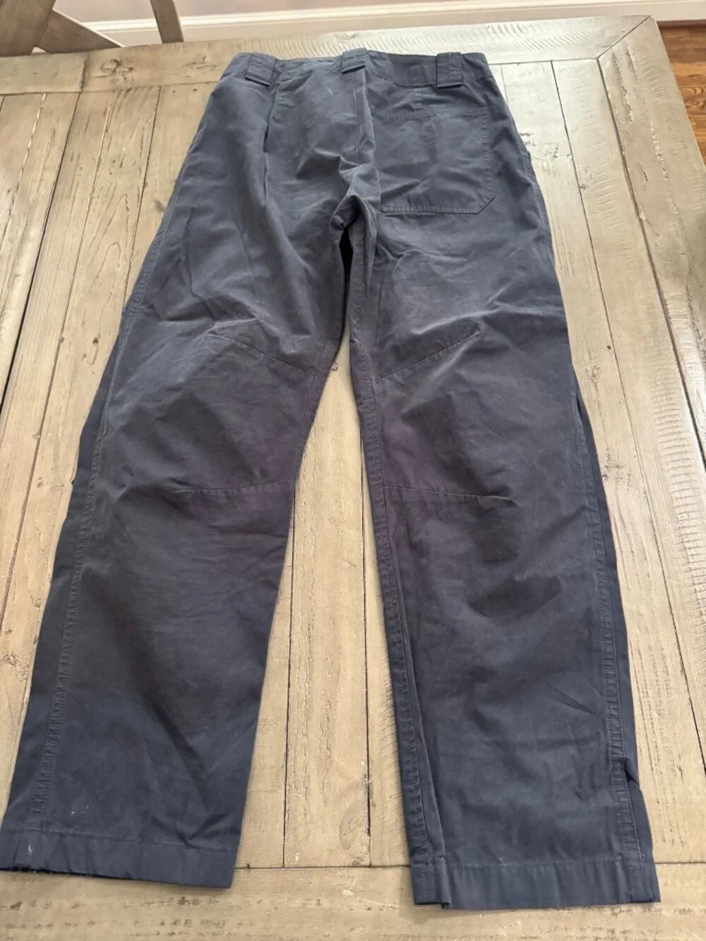 Rag & Bone Leyton Trousers Pants 100% Cotton Navy Blue Size 00